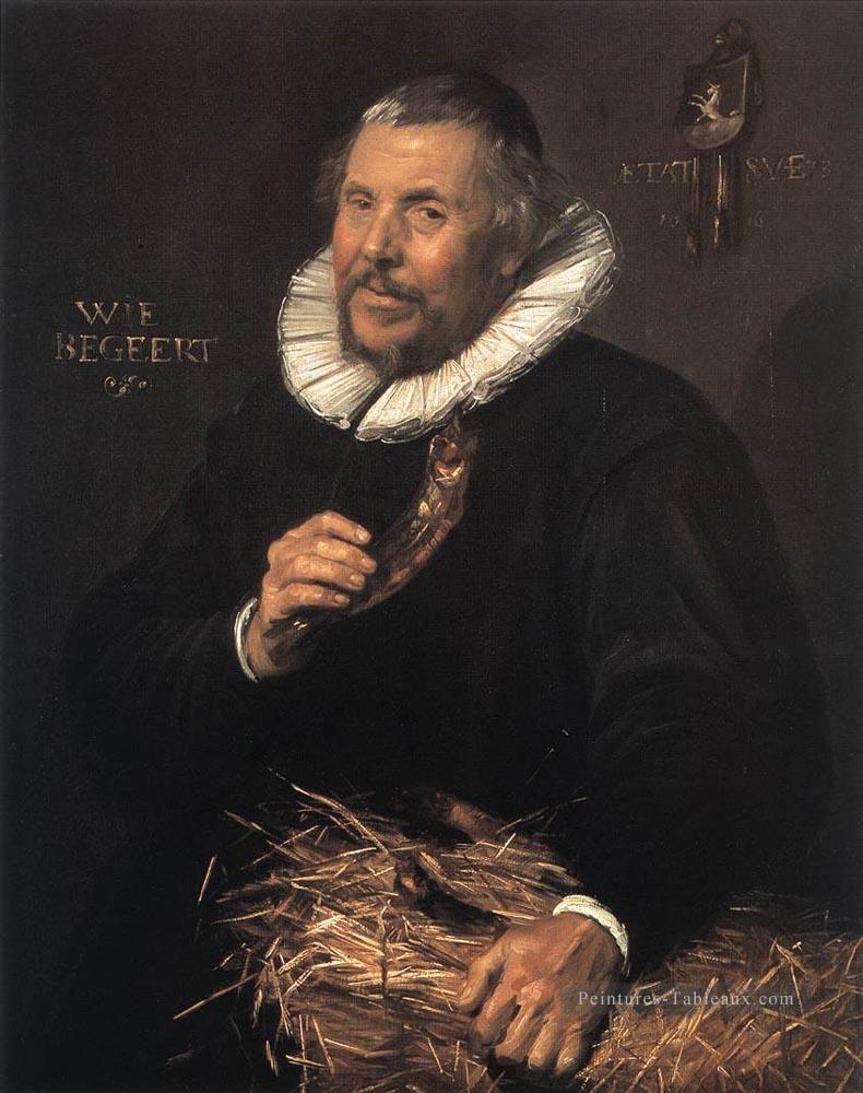 Pieter Cornelisz Portrait de Van Der Morsch Siècle d’or néerlandais Frans Hals Peintures à l'huile